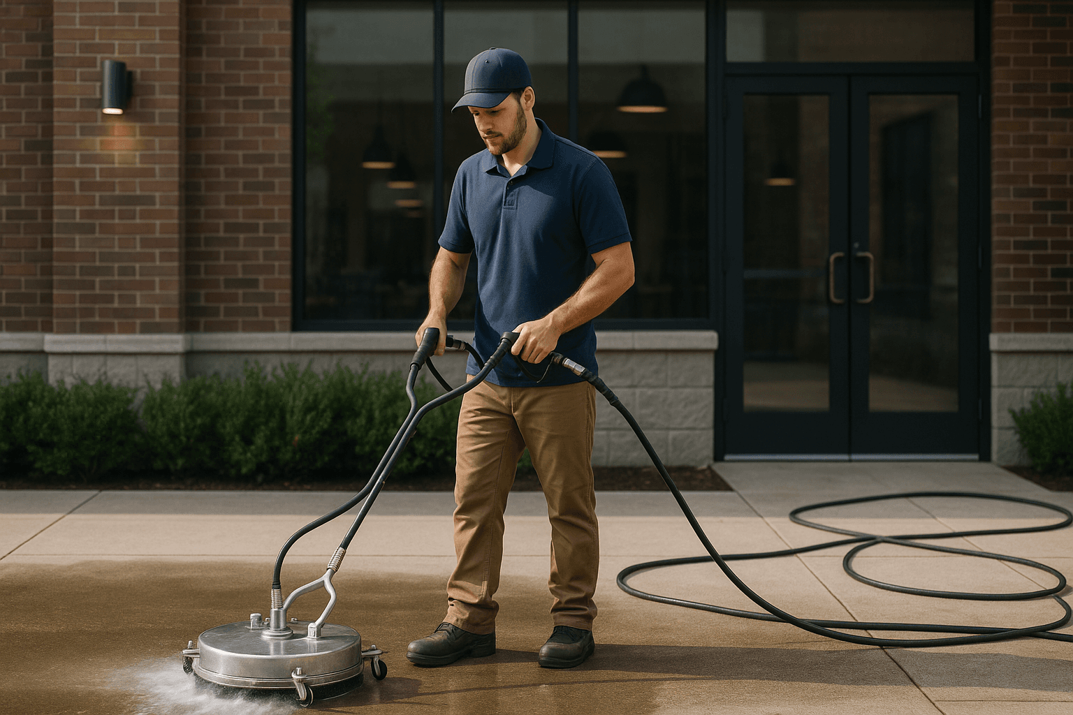EGA Parking Lot Striping & Pressure Washing hero image